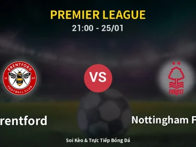 🔴 Trực Tiếp: Brentford 0-1 Nottingham Forest – Link Xem Premier League (Full HD)