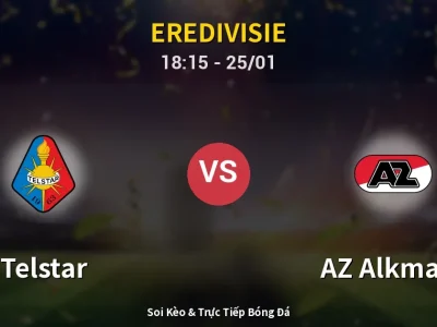 Kết Quả: Telstar 0-1 AZ Alkmaar – Highlight & Bàn Thắng | Eredivisie