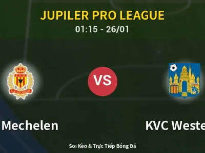 Kết Quả: KV Mechelen 1-1 KVC Westerlo – Highlight & Bàn Thắng | Jupiler Pro League