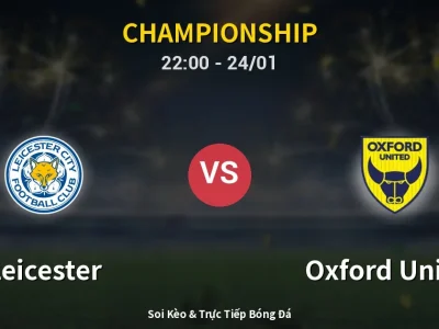 Soi Kèo Leicester vs Oxford United – 22:00 24/01 | Nhận Định, Dự Đoán Tỷ Số
