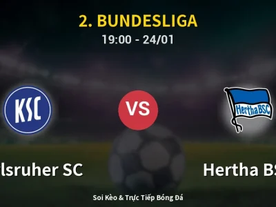 🔴 Trực Tiếp: Karlsruher SC 0-0 Hertha BSC – Link Xem 2. Bundesliga (Full HD)