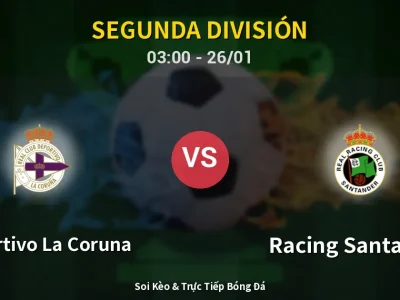 Kết Quả: Deportivo La Coruna 0-1 Racing Santander – Highlight & Bàn Thắng | Segunda División
