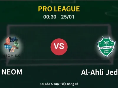 Kết Quả: NEOM 0-3 Al-Ahli Jeddah – Highlight & Bàn Thắng | Pro League