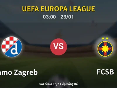 Kết Quả: Dinamo Zagreb 4-1 FCSB – Highlight & Bàn Thắng | UEFA Europa League