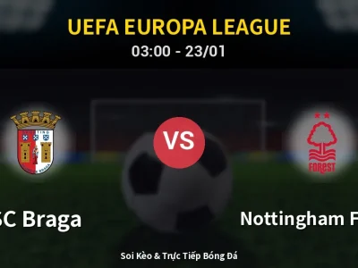 Kết Quả: SC Braga 1-0 Nottingham Forest – Highlight & Bàn Thắng | UEFA Europa League
