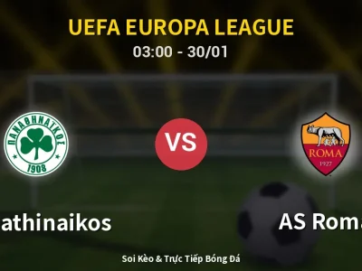 Kết Quả: Panathinaikos 1-1 AS Roma – Highlight & Bàn Thắng | UEFA Europa League