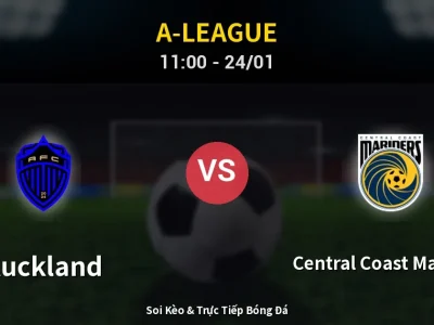 Kết Quả: Auckland 2-2 Central Coast Mariners – Highlight & Bàn Thắng | A-League