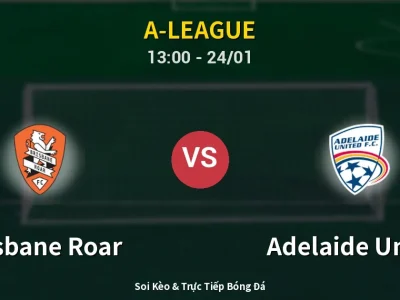 Kết Quả: Brisbane Roar 2-3 Adelaide United – Highlight & Bàn Thắng | A-League