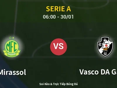 Kết Quả: Mirassol 2-1 Vasco DA Gama – Highlight & Bàn Thắng | Serie A