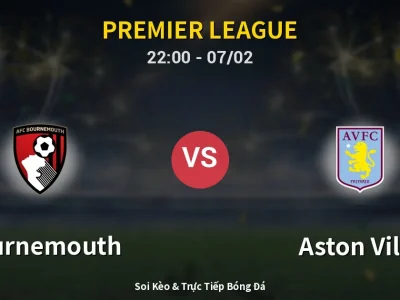 Soi Kèo Bournemouth vs Aston Villa – 22:00 07/02 | Nhận Định, Dự Đoán Tỷ Số