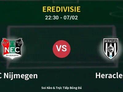 Soi Kèo NEC Nijmegen vs Heracles – 22:30 07/02 | Nhận Định, Dự Đoán Tỷ Số