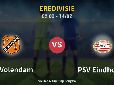 Kết Quả: FC Volendam 2-1 PSV Eindhoven – Highlight & Bàn Thắng | Eredivisie