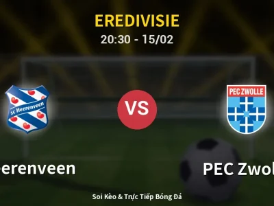 Kết Quả: Heerenveen 4-2 PEC Zwolle – Highlight & Bàn Thắng | Eredivisie