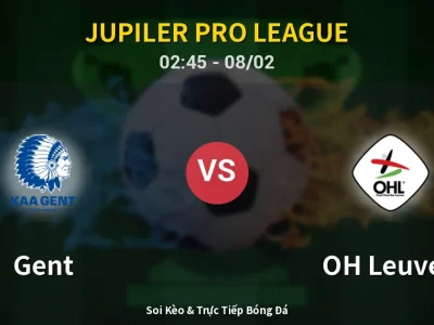 Kết Quả: Gent 1-3 OH Leuven – Highlight & Bàn Thắng | Jupiler Pro League