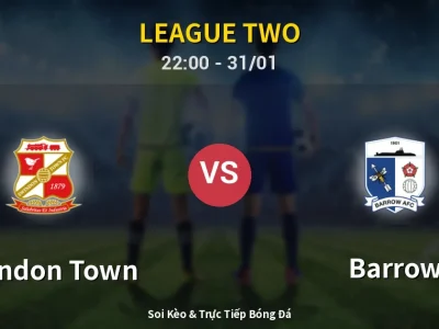Soi Kèo Swindon Town vs Barrow – 22:00 31/01 | Nhận Định, Dự Đoán Tỷ Số