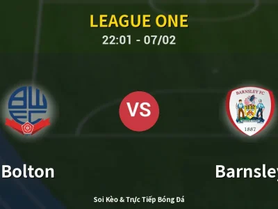 Soi Kèo Bolton vs Barnsley – 22:01 07/02 | Nhận Định, Dự Đoán Tỷ Số