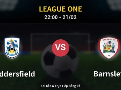 🔴 Trực Tiếp: Huddersfield 0-0 Barnsley – Link Xem League One (Full HD)
