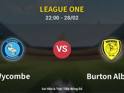 Soi Kèo Wycombe vs Burton Albion – 22:00 28/02 | Nhận Định, Dự Đoán Tỷ Số