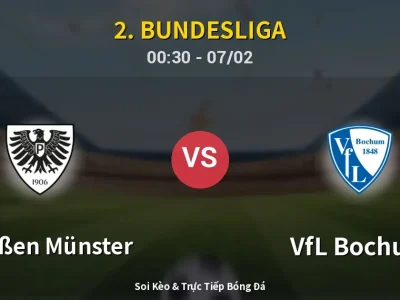 Kết Quả: Preußen Münster 1-1 VfL Bochum – Highlight & Bàn Thắng | 2. Bundesliga