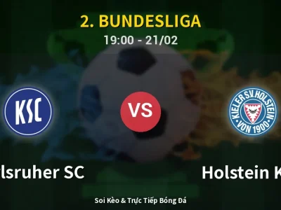 Kết Quả: Karlsruher SC 3-1 Holstein Kiel – Highlight & Bàn Thắng | 2. Bundesliga
