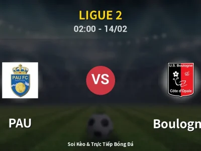 Kết Quả: PAU 1-2 Boulogne – Highlight & Bàn Thắng | Ligue 2