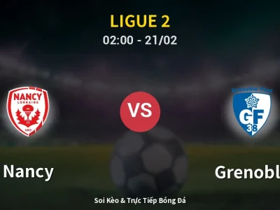 Kết Quả: Nancy 0-0 Grenoble – Highlight & Bàn Thắng | Ligue 2
