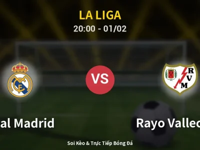 🔴 Trực Tiếp: Real Madrid 1-0 Rayo Vallecano – Link Xem La Liga (Full HD)