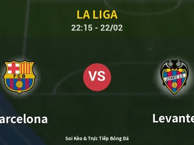 Soi Kèo Barcelona vs Levante – 22:15 22/02 | Nhận Định, Dự Đoán Tỷ Số