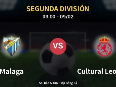 Kết Quả: Malaga 2-1 Cultural Leonesa – Highlight & Bàn Thắng | Segunda División