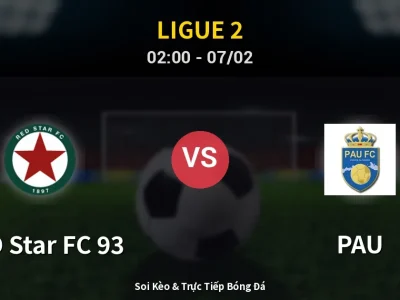 Kết Quả: RED Star FC 93 0-3 PAU – Highlight & Bàn Thắng | Ligue 2