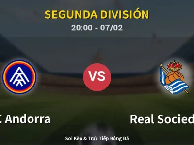 🔴 Trực Tiếp: FC Andorra 1-1 Real Sociedad II – Link Xem Segunda División (Full HD)