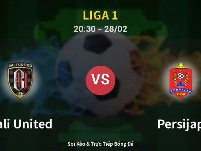 Soi Kèo Bali United vs Persijap – 20:30 28/02 | Nhận Định, Dự Đoán Tỷ Số