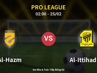 Kết Quả: Al-Hazm 1-1 Al-Ittihad FC – Highlight & Bàn Thắng | Pro League