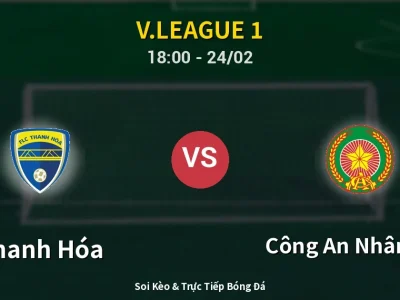 Kết Quả: Thanh Hóa 1-3 Công An Nhân Dân – Highlight & Bàn Thắng | V.League 1