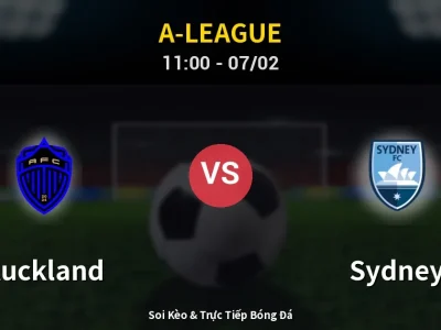 Kết Quả: Auckland 1-0 Sydney – Highlight & Bàn Thắng | A-League