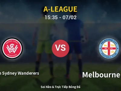 Kết Quả: Western Sydney Wanderers 1-1 Melbourne City – Highlight & Bàn Thắng | A-League