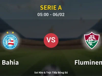 Kết Quả: Bahia 1-1 Fluminense – Highlight & Bàn Thắng | Serie A