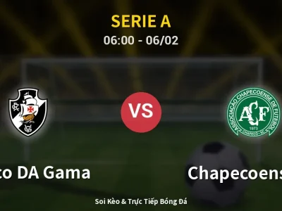 Kết Quả: Vasco DA Gama 1-1 Chapecoense-sc – Highlight & Bàn Thắng | Serie A
