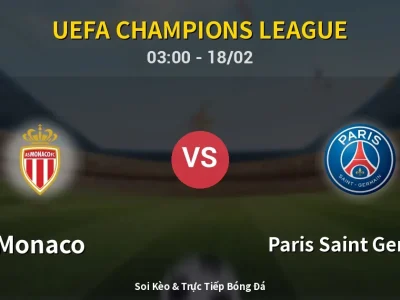 Kết Quả: Monaco 2-3 Paris Saint Germain – Highlight & Bàn Thắng | UEFA Champions League