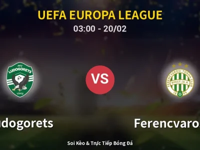 Kết Quả: Ludogorets 2-1 Ferencvarosi TC – Highlight & Bàn Thắng | UEFA Europa League