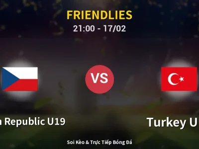 🔴 Trực Tiếp: Czech Republic U19 0-0 Turkey U19 – Link Xem Friendlies (Full HD)