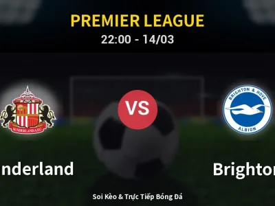 Soi Kèo Sunderland vs Brighton – 22:00 14/03 | Nhận Định, Dự Đoán Tỷ Số