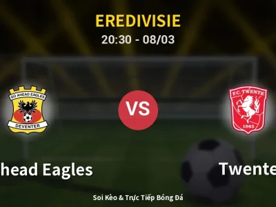 🔴 Trực Tiếp: GO Ahead Eagles 0-1 Twente – Link Xem Eredivisie (Full HD)