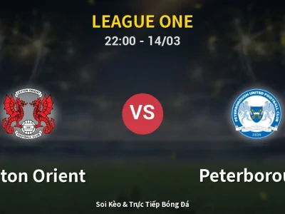 Soi Kèo Leyton Orient vs Peterborough – 22:00 14/03 | Nhận Định, Dự Đoán Tỷ Số