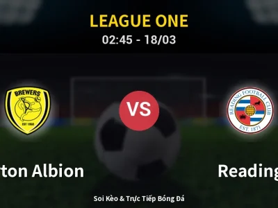 Kết Quả: Burton Albion 1-2 Reading – Highlight & Bàn Thắng | League One