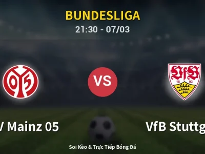🔴 Trực Tiếp: FSV Mainz 05 0-0 VfB Stuttgart – Link Xem Bundesliga (Full HD)