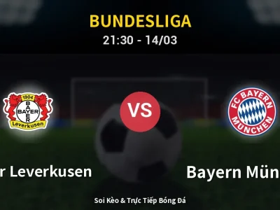 🔴 Trực Tiếp: Bayer Leverkusen 1-0 Bayern München – Link Xem Bundesliga (Full HD)