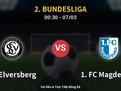Kết Quả: SV Elversberg 1-0 1. FC Magdeburg – Highlight & Bàn Thắng | 2. Bundesliga