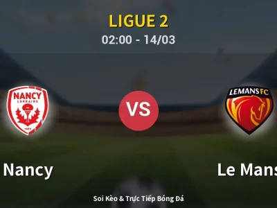 Kết Quả: Nancy 2-4 Le Mans – Highlight & Bàn Thắng | Ligue 2