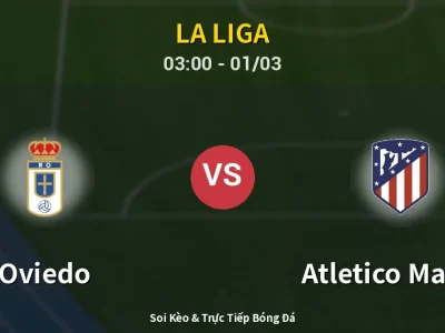 Kết Quả: Oviedo 0-1 Atletico Madrid – Highlight & Bàn Thắng | La Liga